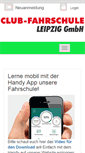 Mobile Screenshot of clubfahrschule-leipzig.de